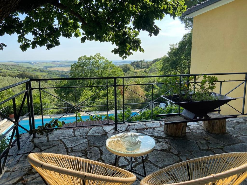 Villa Antonella Castellina Marittima Buitenkant foto